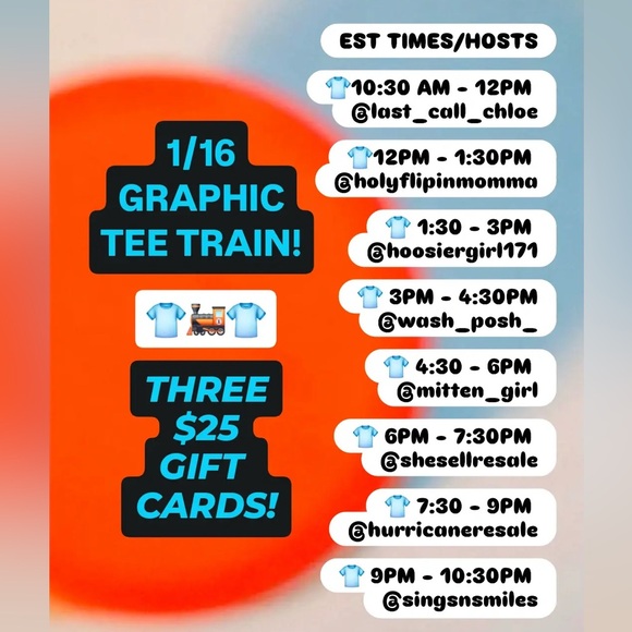 1/16 Graphic Tee Train! 🚂 👕 - Picture 3 of 4